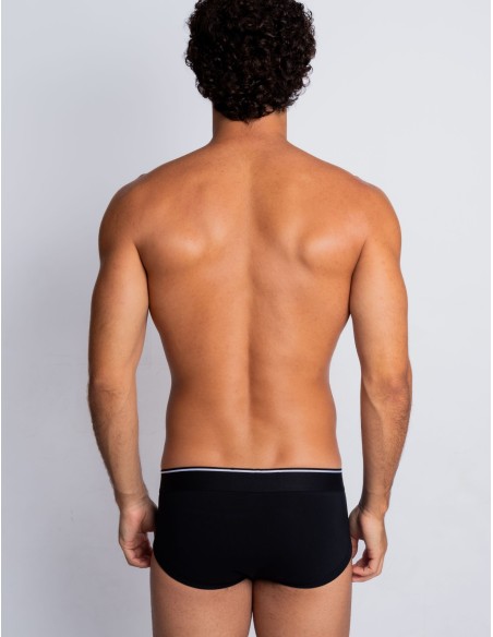 Walking Jack - Raven Solid Briefs