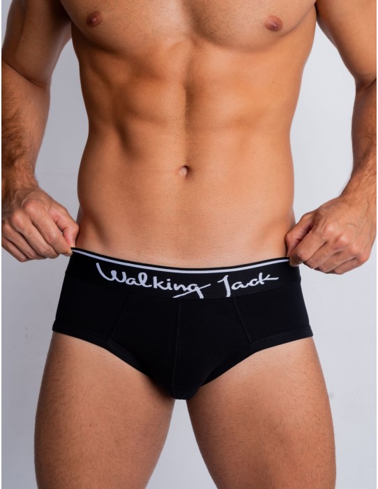 Walking Jack - Raven Solid Briefs