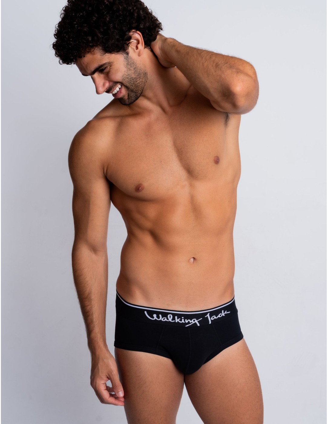 Walking Jack - Raven Solid Briefs