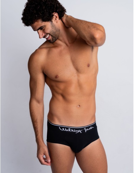 Walking Jack - Raven Solid Briefs