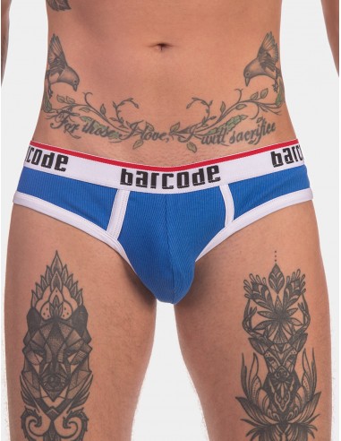 Barcode Berlin - Briefs Kai - Royal Blue with White