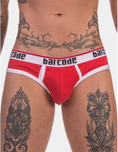 Barcode Berlin - Briefs Kai - Red with White