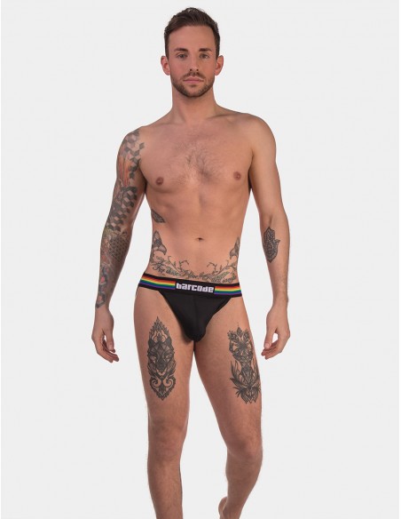 Barcode Berlin Cosme Men's Jockstrap Black - Jock Strap Underwear for Men