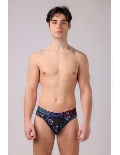 Barcode Berlin - Mens Underwear - Sexy Briefs for Men - Backless Brief  Pride Royal - Royal - 1 x SIZE S at  Men's Clothing store