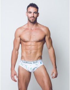 Walking Jack Men's Underwear Solid Briefs White -  Canada