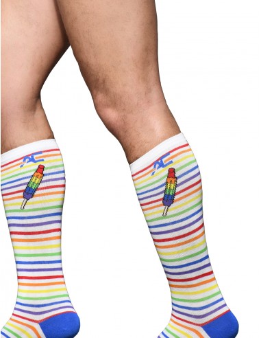 Andrew Christian - Κάλτσες Pride Stripe Popsicle