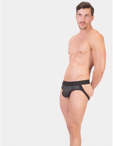 BARCODE Berlin Miko Mesh Brief: Knitted Cotton, Sexy Tie Strings
