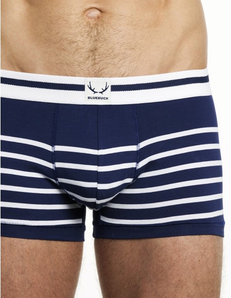 Bluebuck - Blue Trunks With Stripes | Men And Underwear