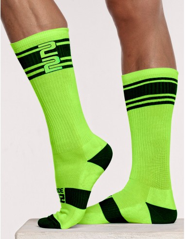 CODE 22 - Active Neon Socks - Lime