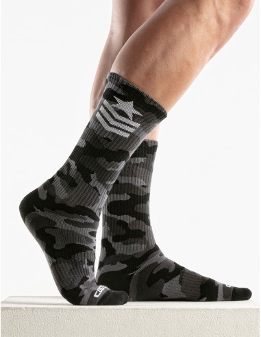 CODE 22 - Military Socks - Camo Grey