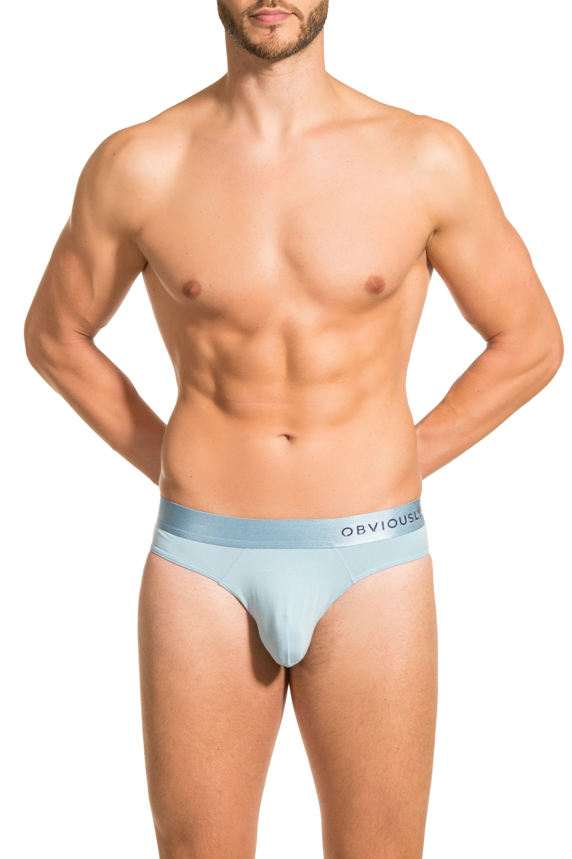 Obviously Men's PrimeMan Trunk Underwear (Ice, Medium) 