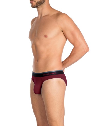 Obviously Apparel - PrimeMan Hipster Briefs - Maroon