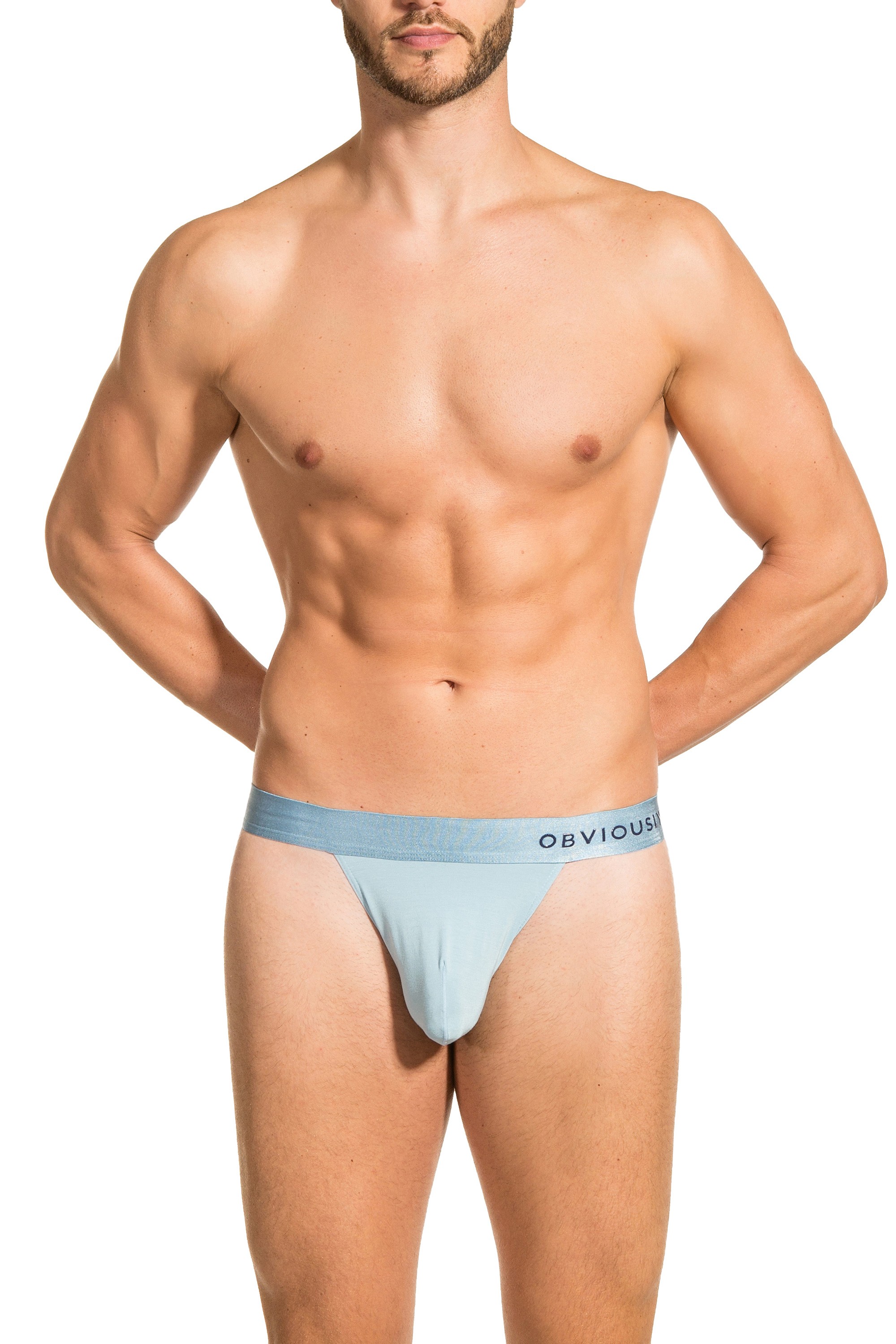 Obviously Men's Underwar Basics Low Rise Brief Anatomical Pouch Design in  Modal