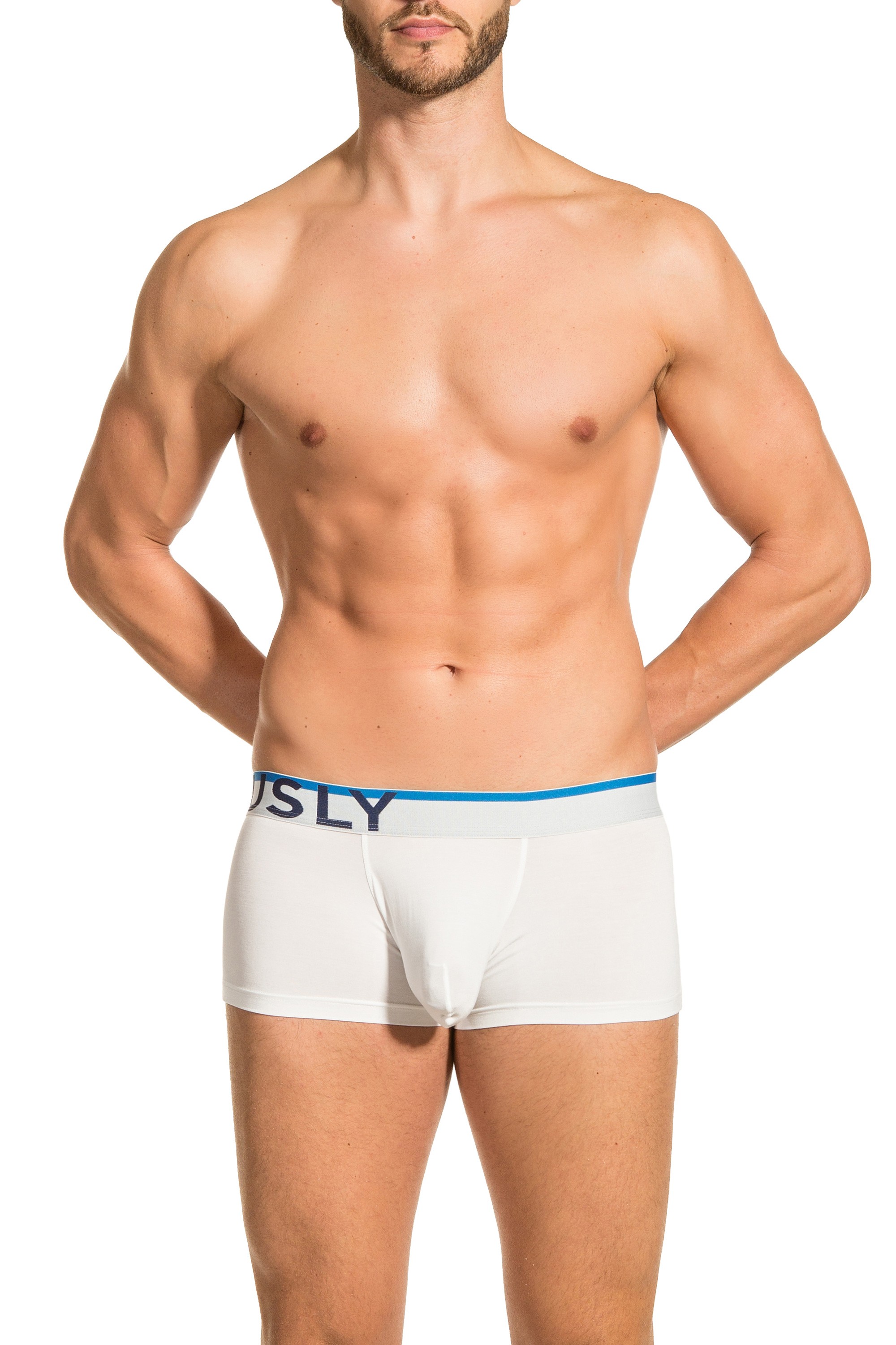 Men and Underwear on X: The EveryMan Trunks in black by Obviously