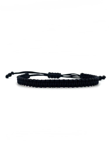Zosimi Beads - Square Knot Bracelet - Black