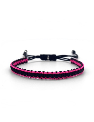 Zosimi Beads - Square Knot Bracelet - Neon Pink