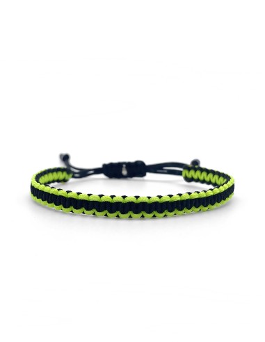 Zosimi Beads - Square Knot Bracelet - Neon Green