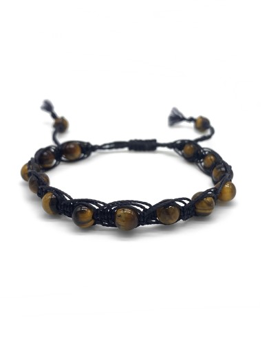 Zosimi Beads - Golden Brown Tiger's Eye Herringbone bracelet