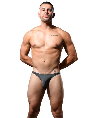 Andrew Christian - No-Show Bamboo Briefs - Steel Grey