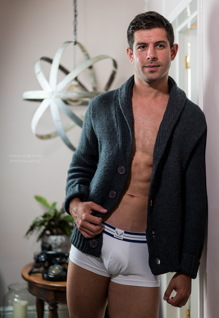Exclusive! Athlete John Wood photographed by Markus Brehm - Bluebuck  underwear
