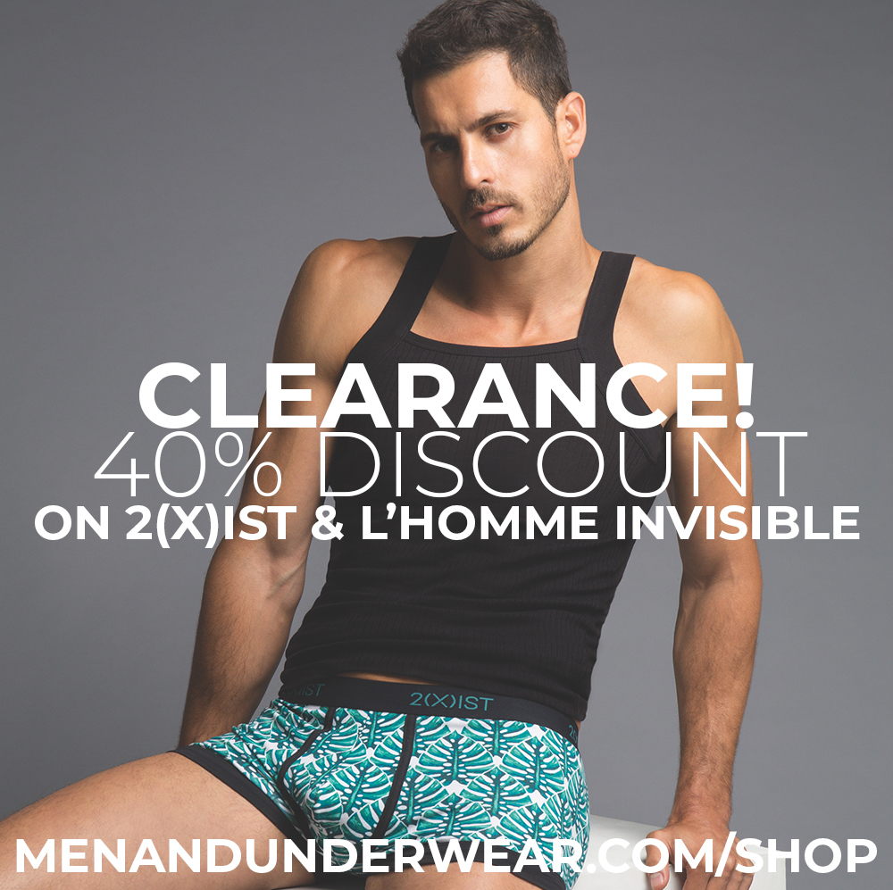 Clearance Sale - 40% off on all L'Homme Invisible and 2XIST