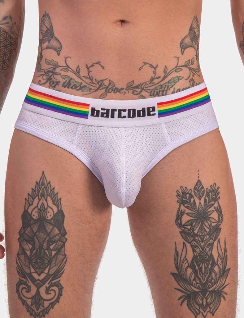 Looking for pride-themed underwear and accessories? Don't miss the  collection of Barcode among others with briefs, jocktraps, socks,  wristbands and more! : r/menandunderwear