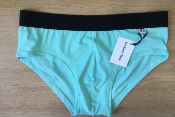 Men's Blue Organic Cotton Thong - Sexy Thongs For Men - Body Aware UK