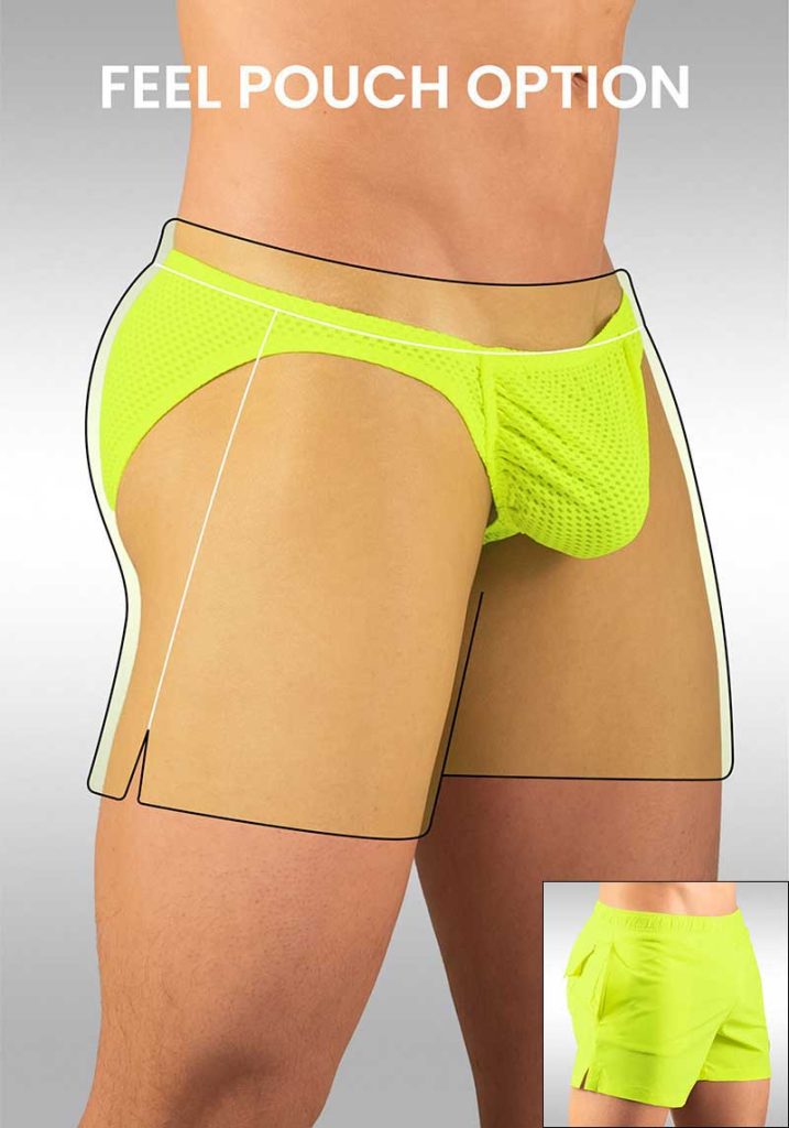 Underwear Suggestion: Ergowear - GYM Short – Neon Yellow